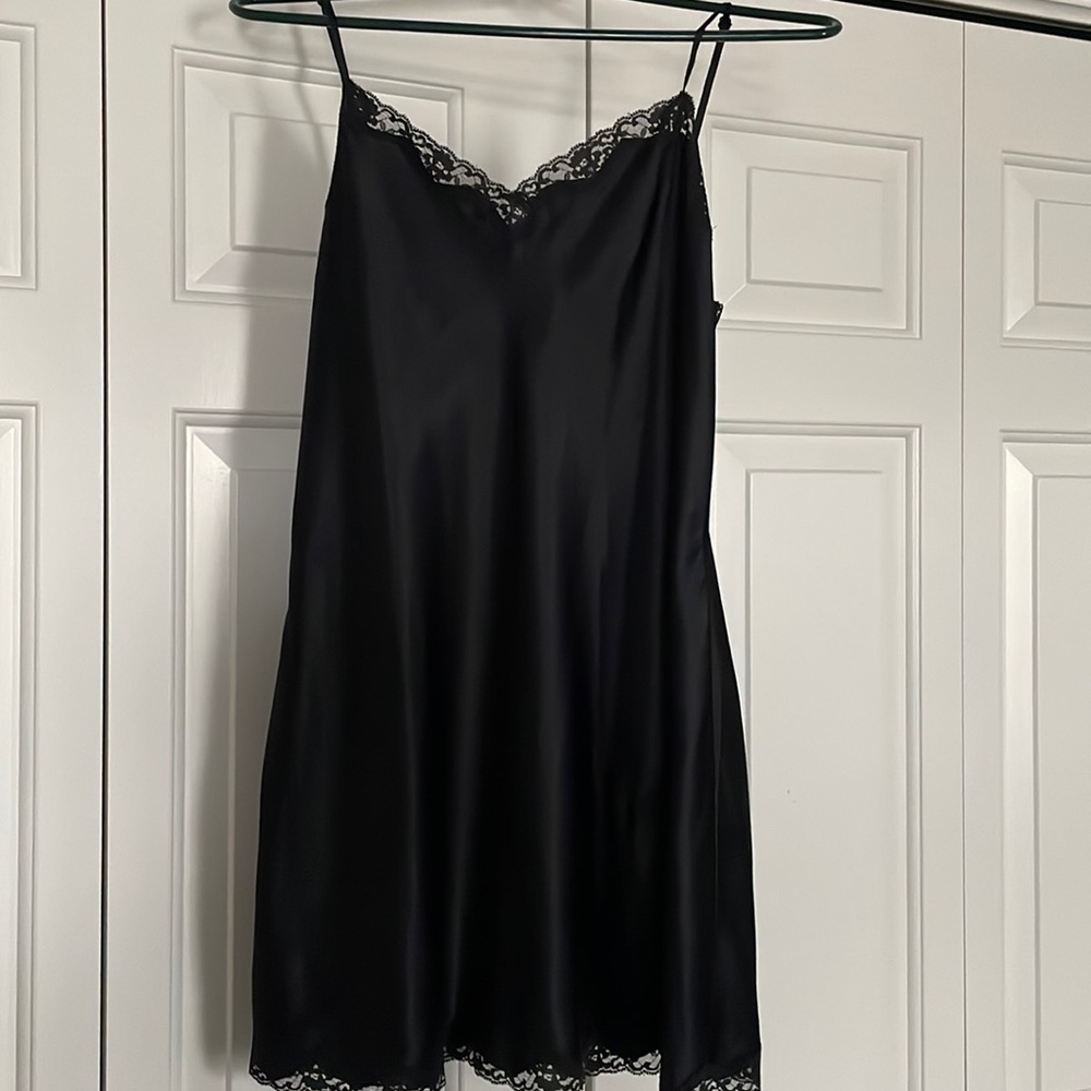 Black Victoria’s Secret Chemise Slip